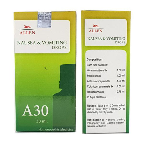 Allen A30 Nausea & Vomiting Drop